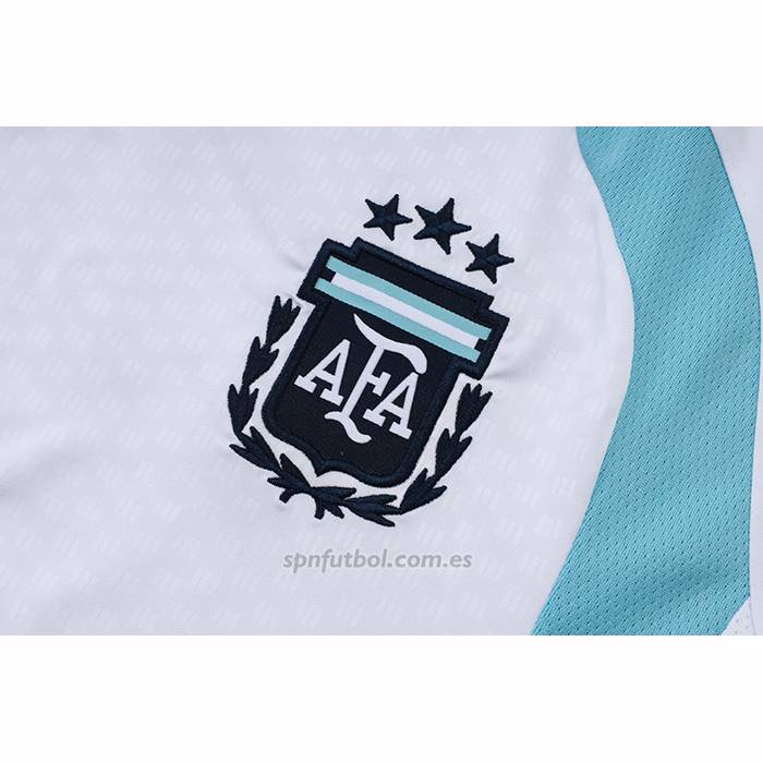 Chandal del Argentina Manga Corta 2025-2026 Blanco - Pantalon Corto